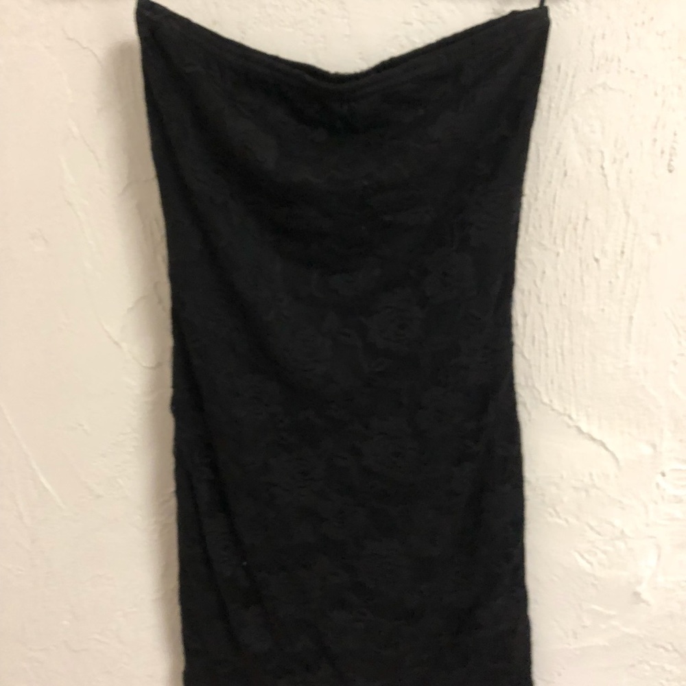 UK2LA lace tube top dress